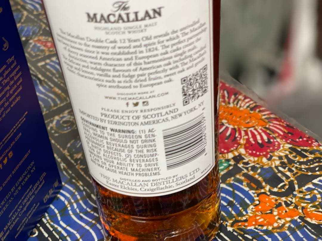 The Macallan 12年 ダブルカスク 750ml