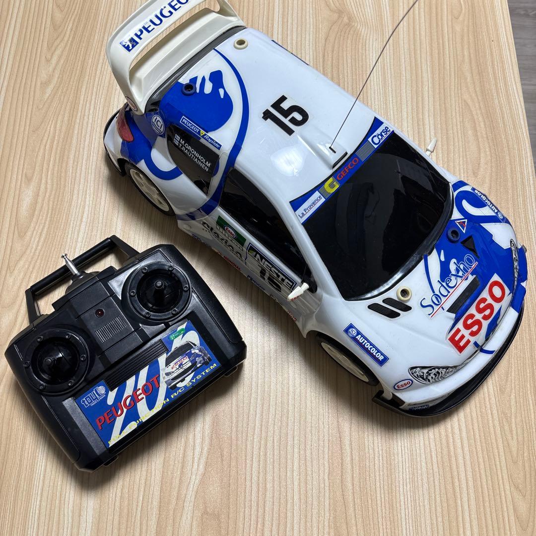 【送料込】プジョー ラジコン PEUGEOT 206 WRC 1/10