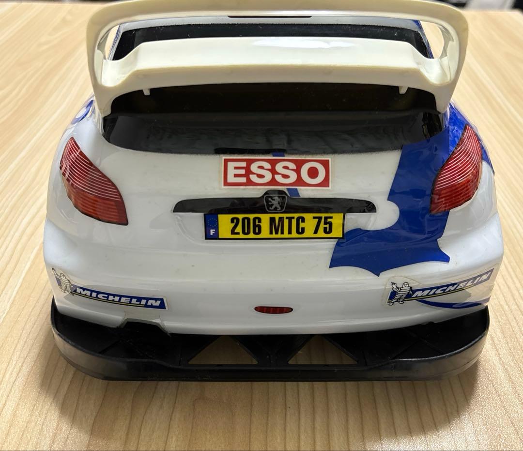 【送料込】プジョー ラジコン PEUGEOT 206 WRC 1/10