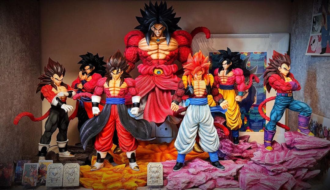 ドラゴンボール 孫悟空 ガレキ ガレージキット スタチューX①⑥②