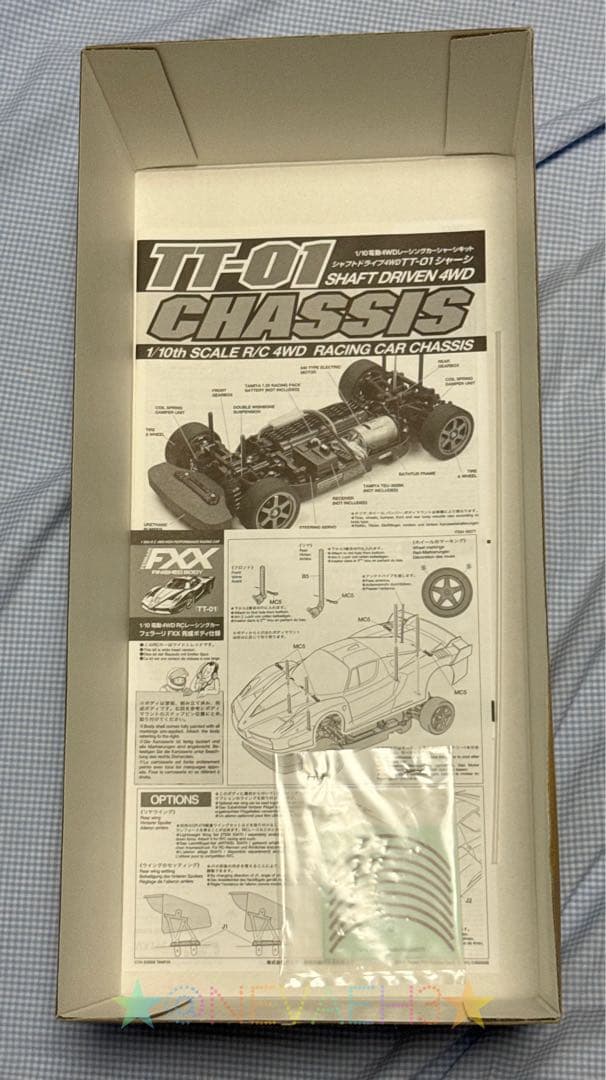 未組み立て★タミヤ★Ferrari／フェラーリFXX 完成ボディ仕様 TT-01