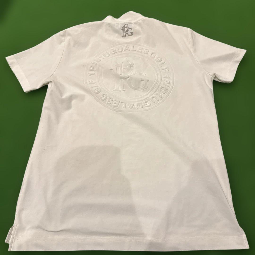 1PIU1UGUALE3 GOLF ホワイトシャツ サイズV