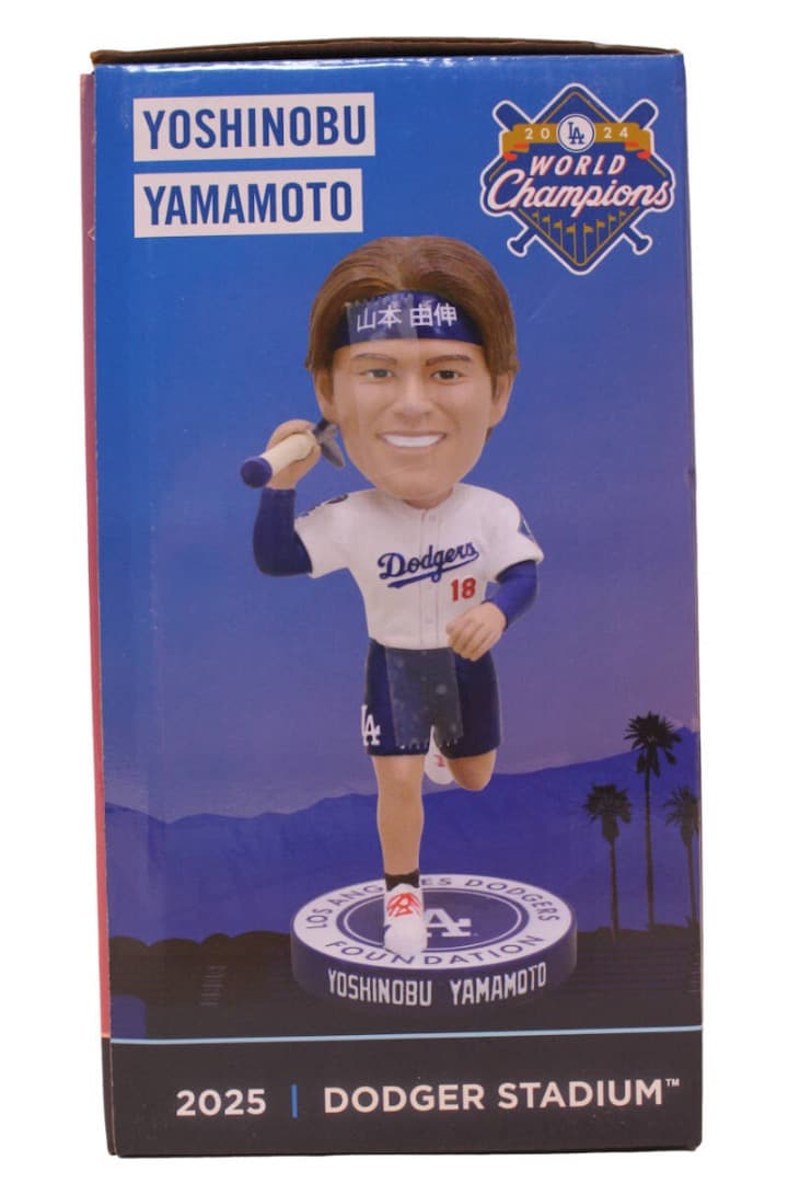 [新品] 山本由伸選手 ボブルヘッド ジャベリン（槍） 2025年9月27日