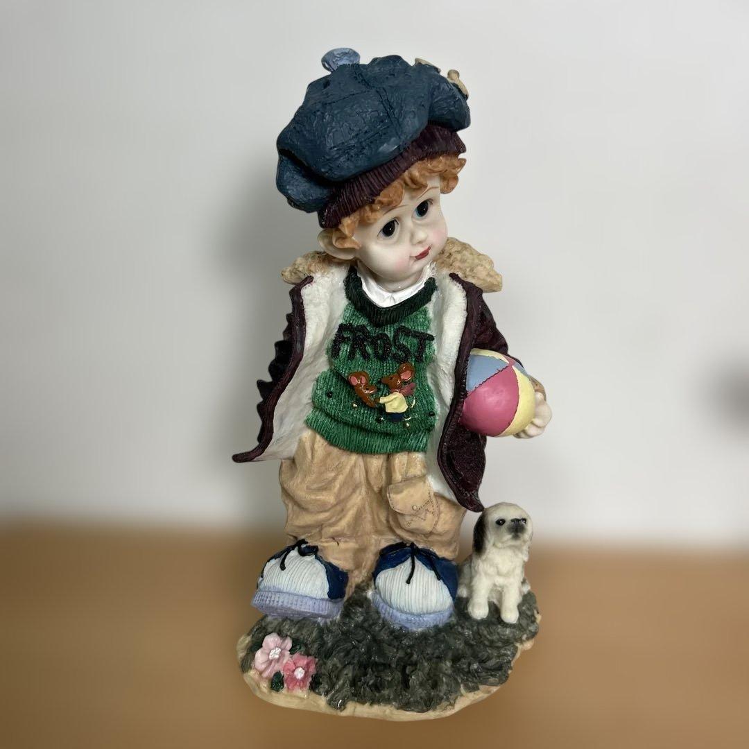 自宅保管品　美品　アンティーク　男の子女の子　人形　ドール　置物