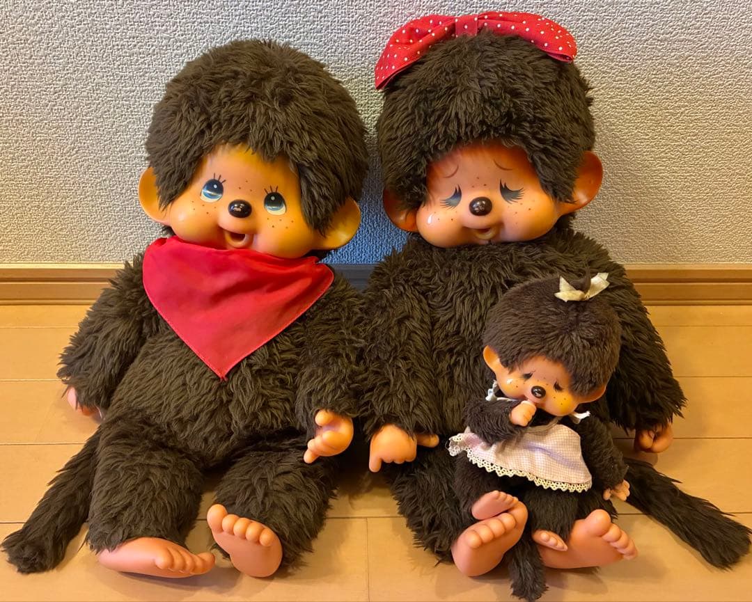 大きな　モンチッチ　青い目 昭和レトロ　1974 セキグチ　レア　希少