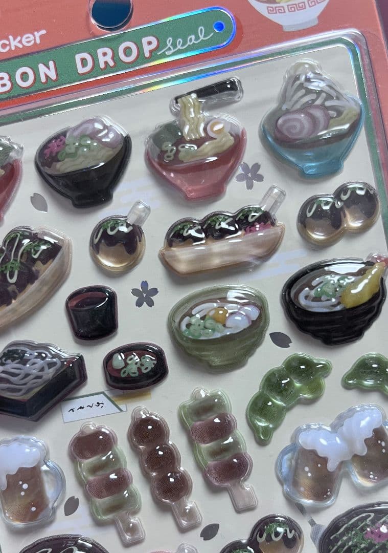 正規品 ボンボンドロップシール 和柄 6種セット
