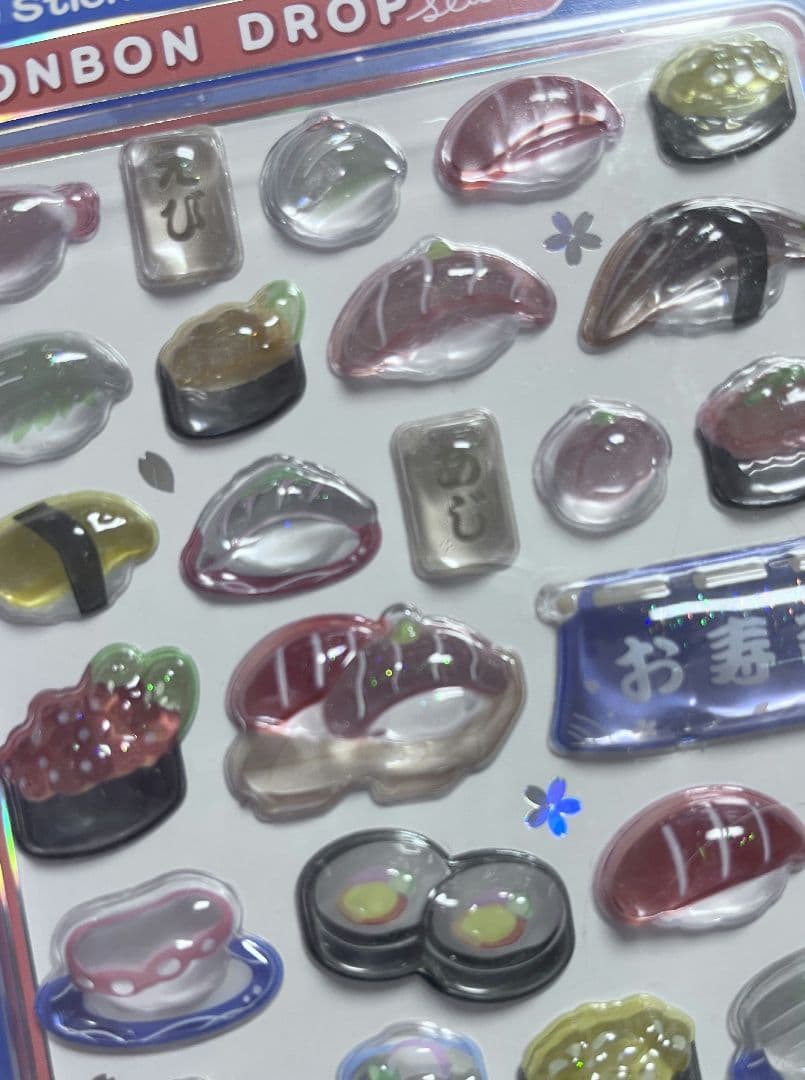 正規品 ボンボンドロップシール 和柄 6種セット