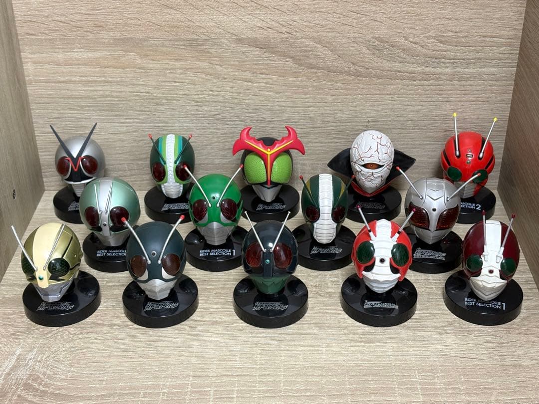 仮面ライダー ライダーマスクコレクション まとめ売り14個セット