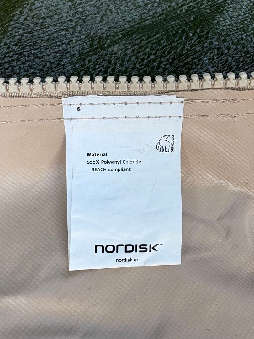 美品 ノルディスク アスガルド ジップインフロアーセットセット 薪ストーブ加工