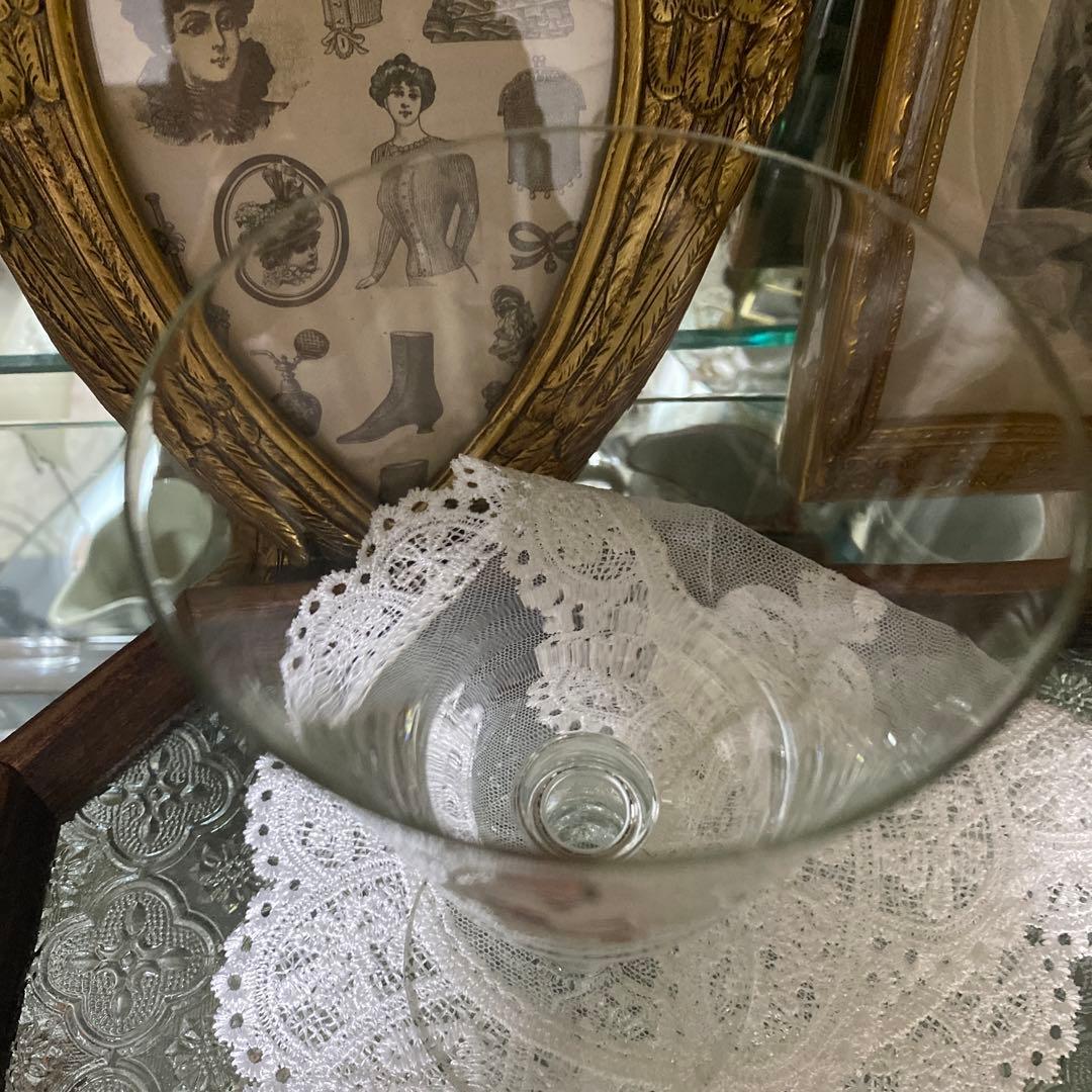 フランス　アンティーク　コミュニオン　グラス　初聖体　キリスト　カトリックの聖杯