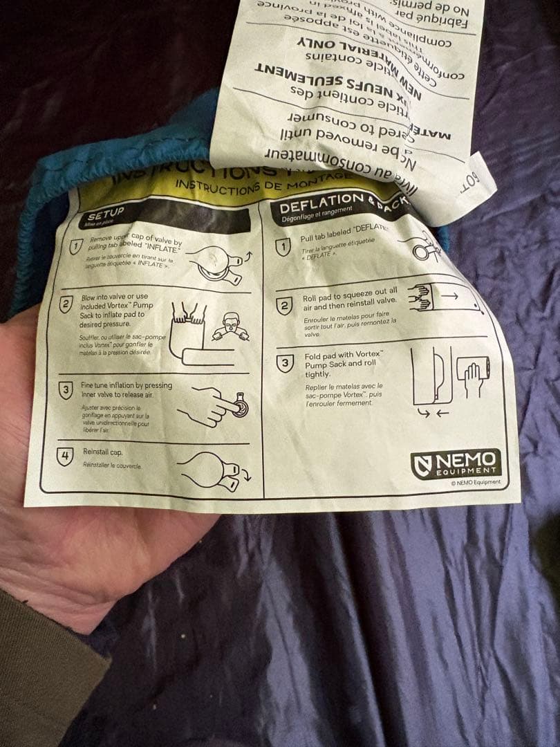 NEMO クウェーザー3Dインシュレーテッドマット