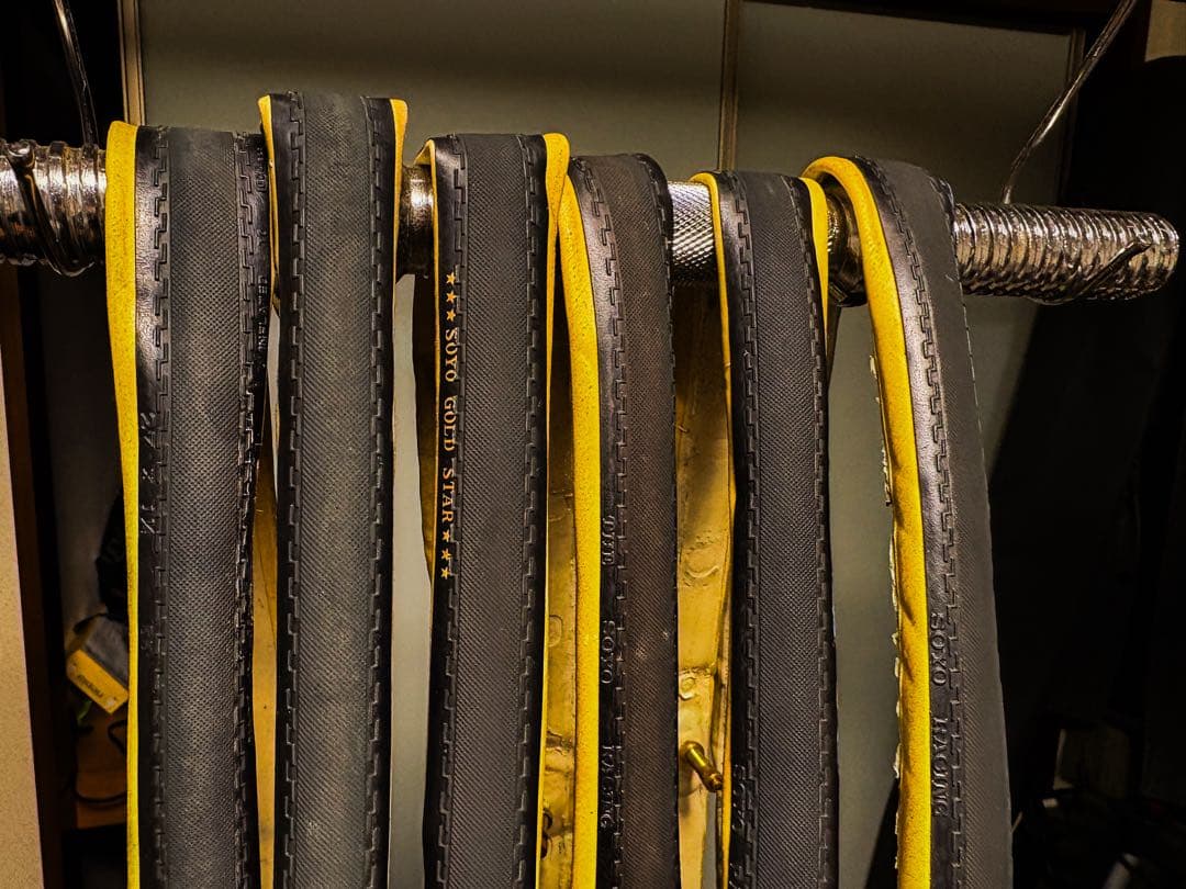 【中古美品】SOYO Gold star シームレスタイヤ 6本セット　NJS