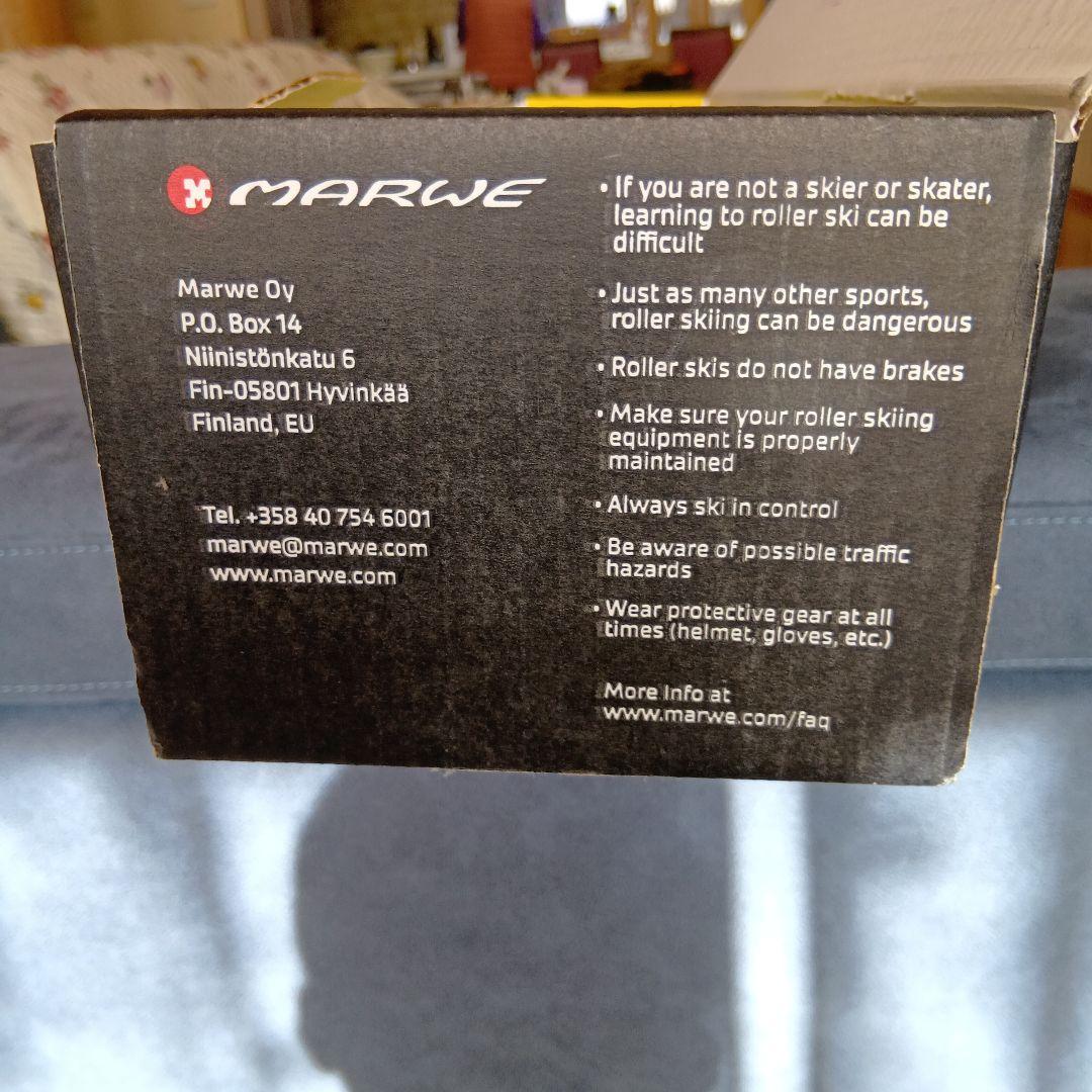 MARWE Pro Roller Skis イエロー/ブラック クラシカルタイプ