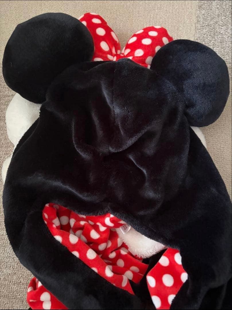 ミニーマウス マフラーキャップ ファンキャップ ディズニー　『即日発送‼️』