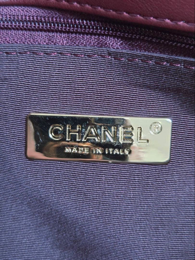 CHANEL バーガンディ ショルダーバッグ