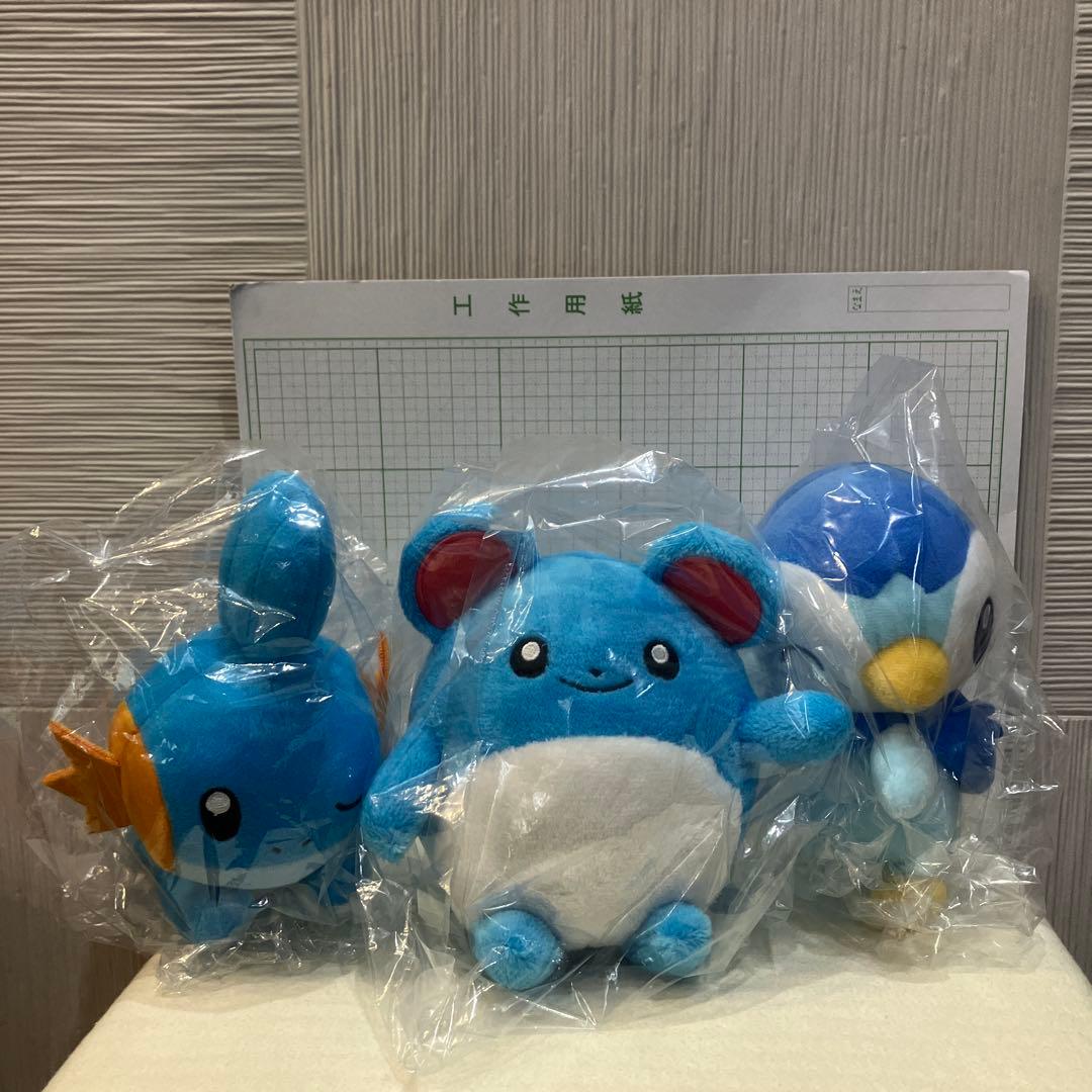 BANDAI＊ポケットモンスター・ポケピースぬいぐるみ８種まとめセット