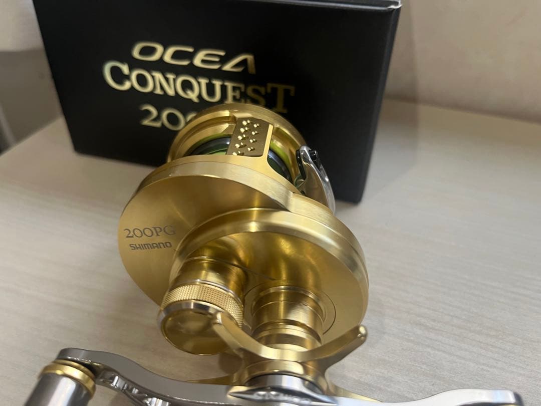 ★☆シマノ 15 オシアコンクエスト 200PG ライン付　カスタム　美品