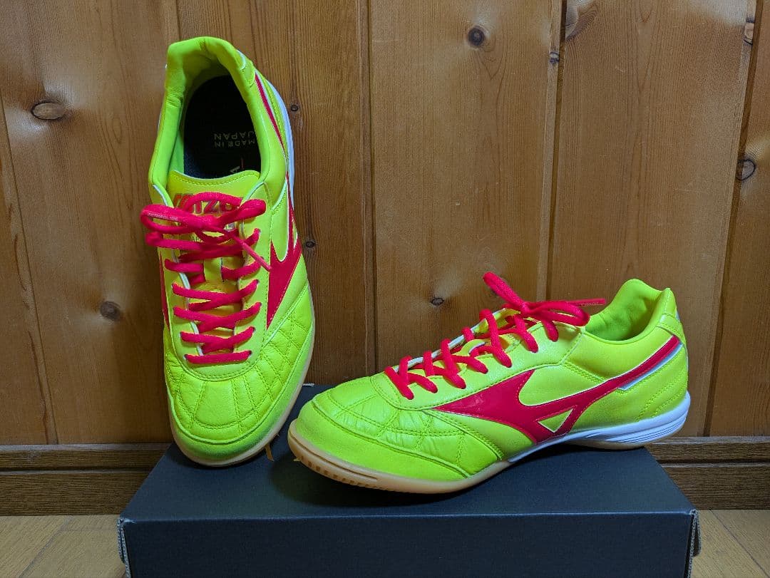 ミズノ モレリア サラ ジャパン IN 24.5cm 試し履き1回のみ 新品同様