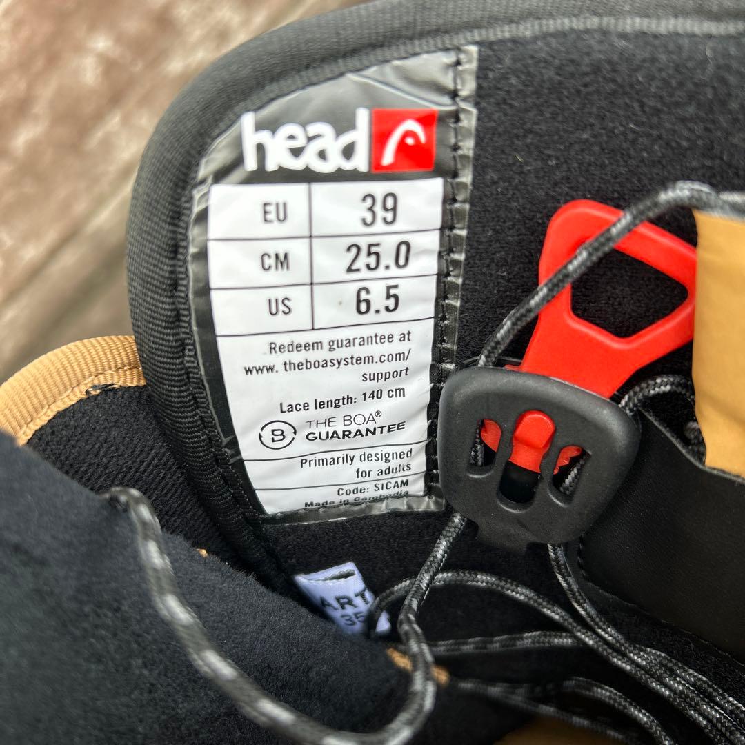head STRIKE ベージュ スノーボードブーツ 25cm BOAシステム