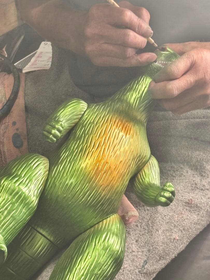 マルサン クラシックジャイアント ゴジラ 35ｃｍ 珍色 カスタム 後藤彩色所