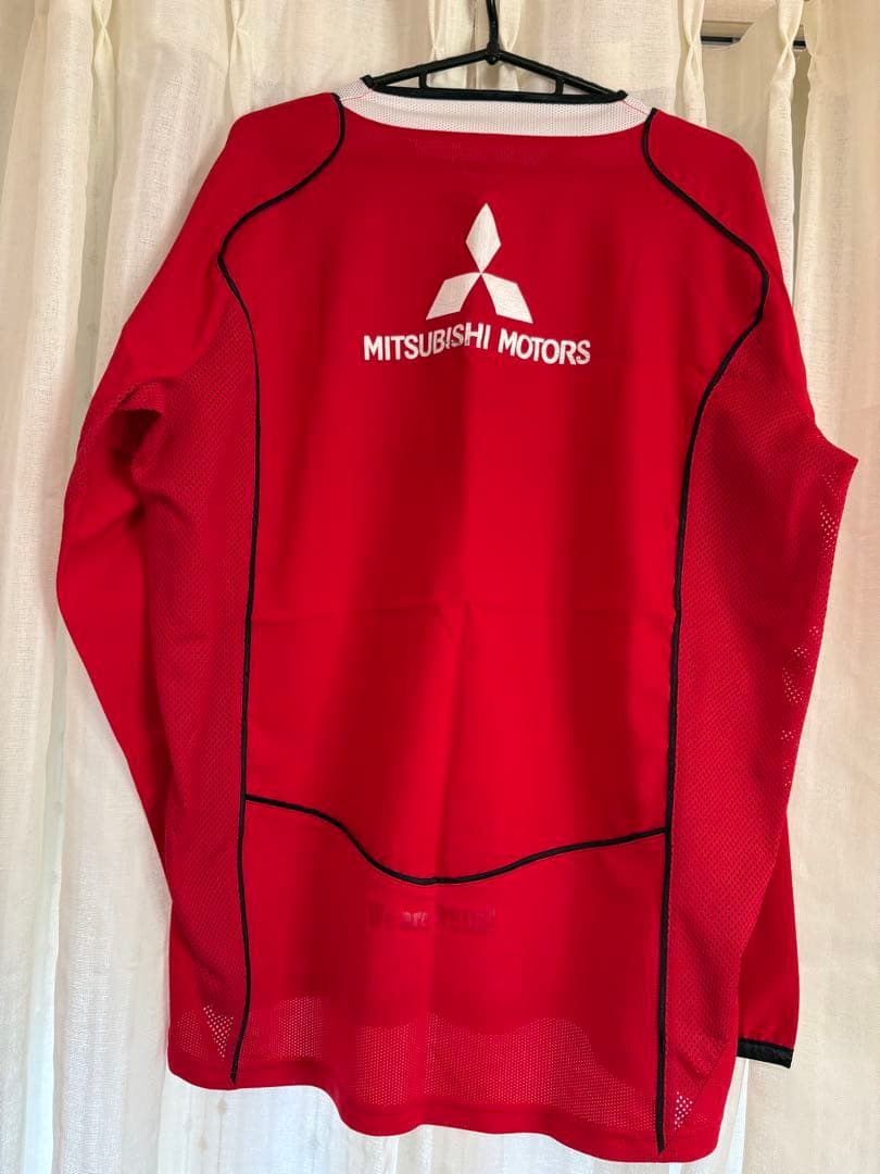 NIKE 浦和レッズ 三菱自動車 ボーダフォン サッカーシャツ XL 赤