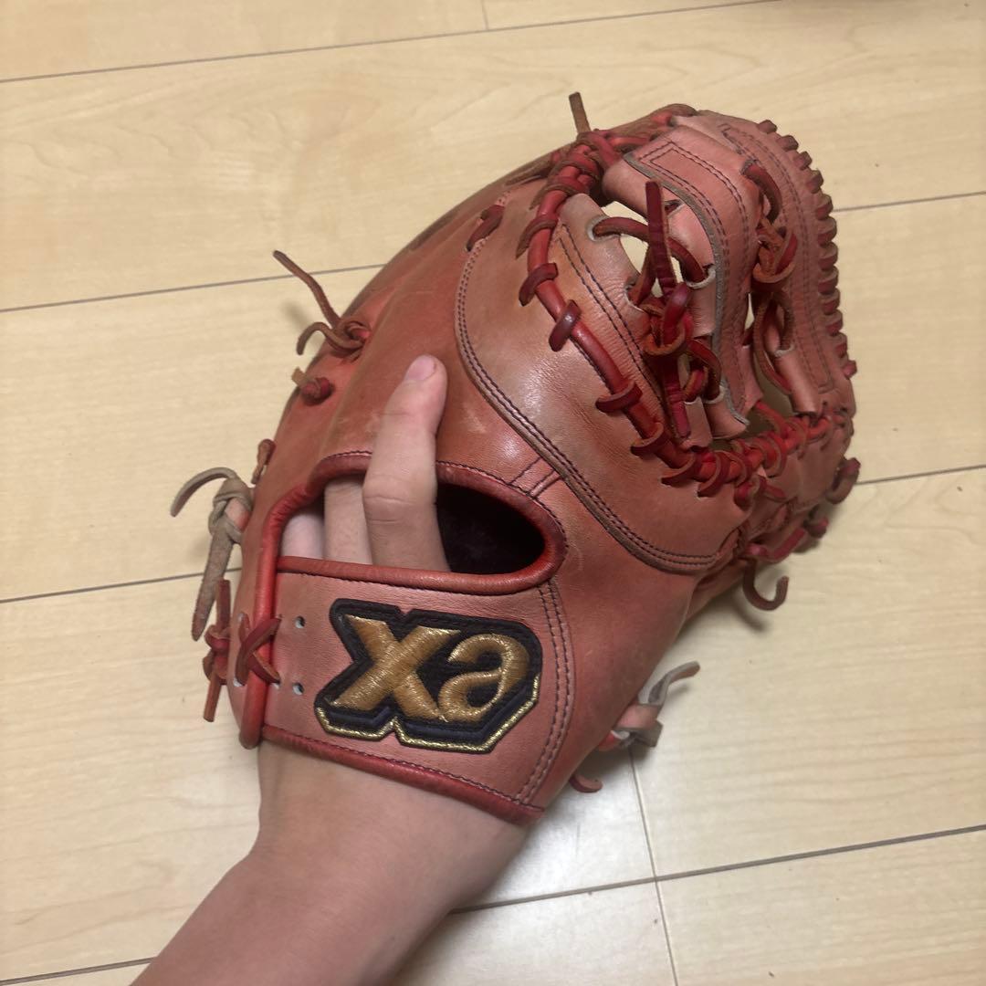 タイムセール 軟式グローブ ファーストミット ザナックス ミズノグローブ袋付き