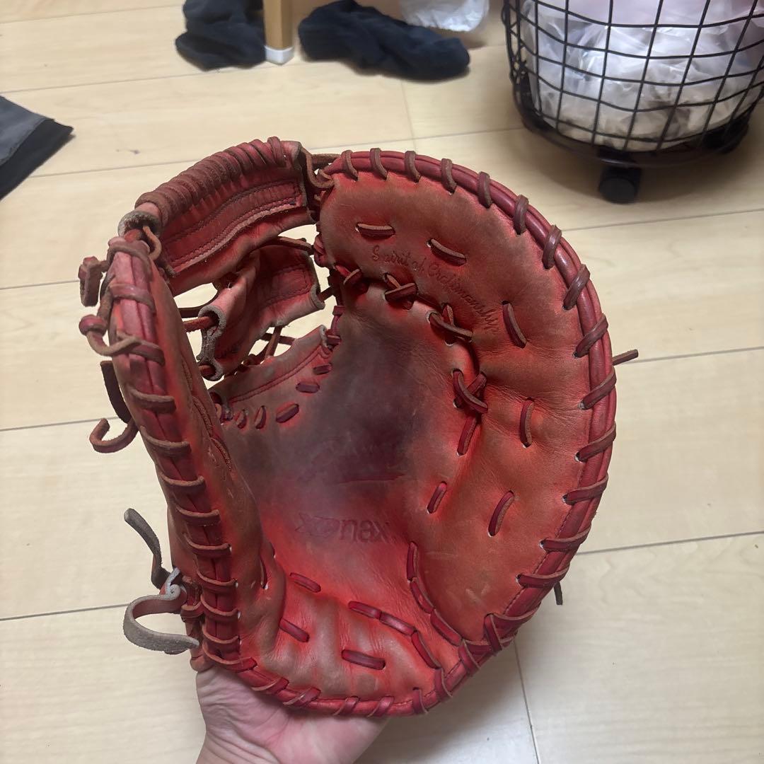 タイムセール 軟式グローブ ファーストミット ザナックス ミズノグローブ袋付き