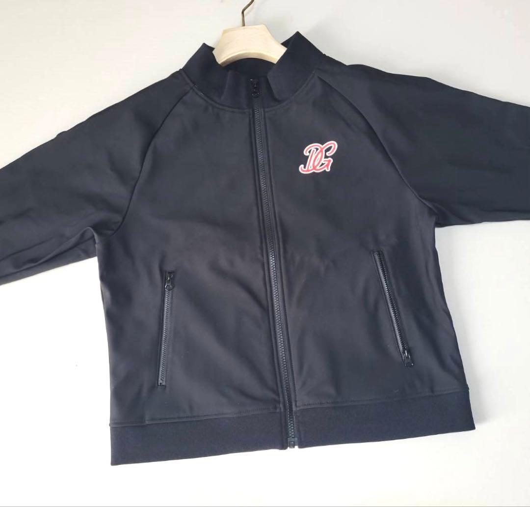 新品未使用【デヴァロー ゴルフ】レディース バッグプリントリップブルゾン 黒 Ｍ