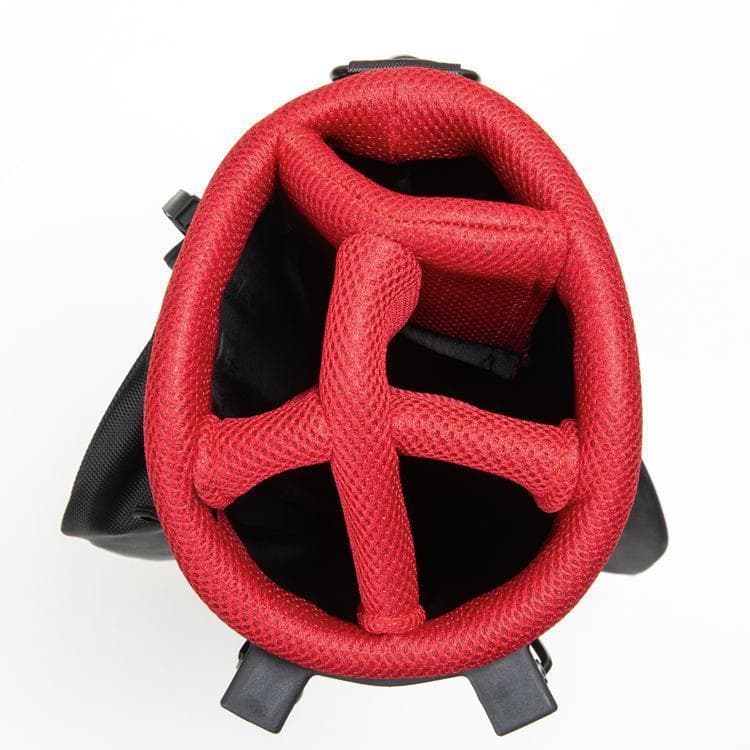 新品 AIRWALK エアーウォーク スタンドキャディバッグ フード付き BK