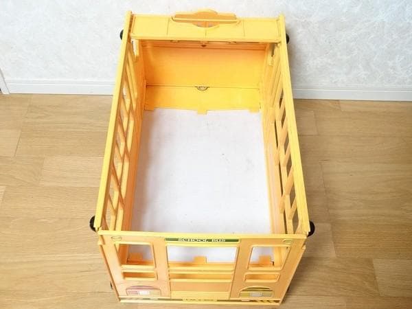 ビンテージ LIPSKI スクールバス 収納箱 おもちゃ箱 旧車 レトロ 当時物