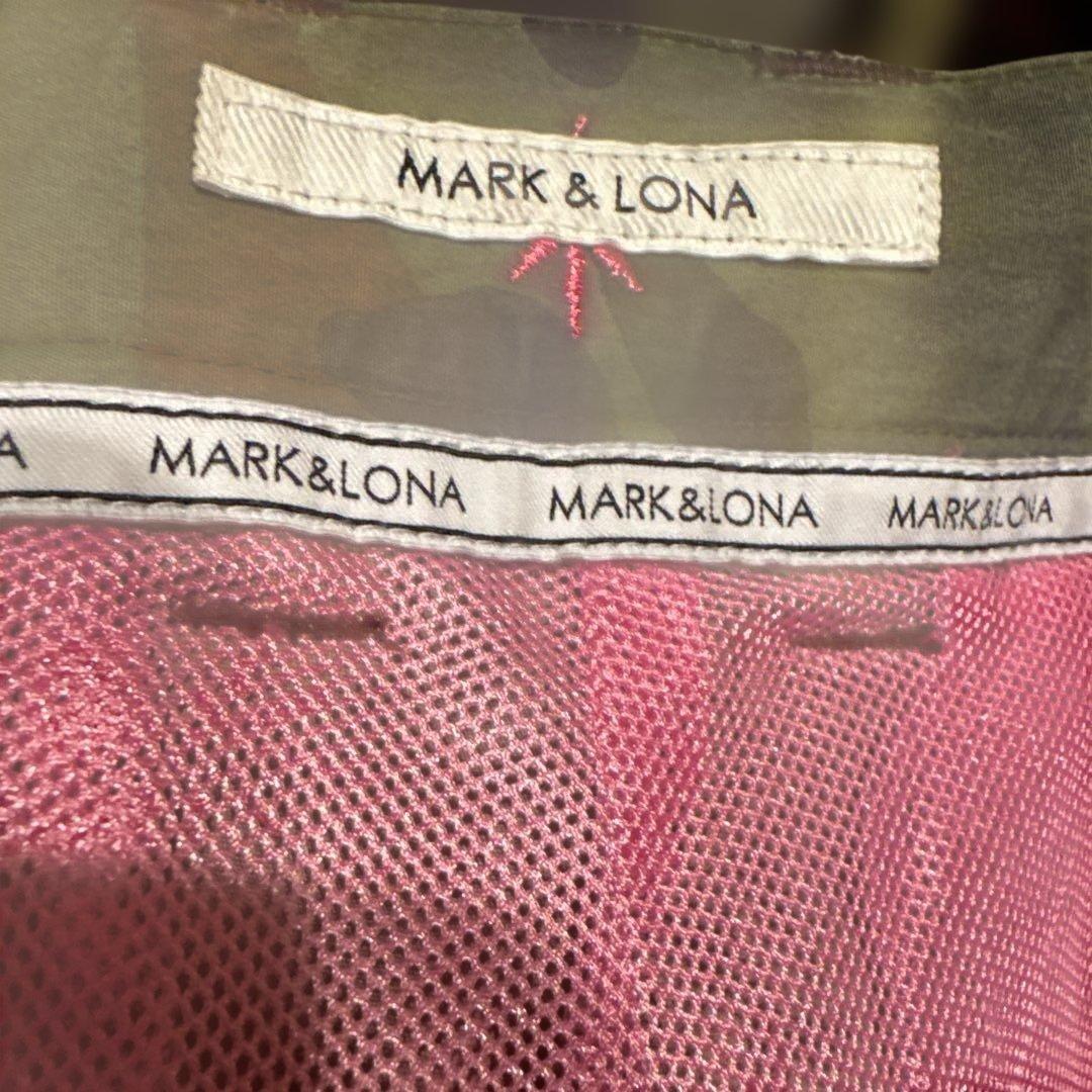 新品マークアンドロナ　ピンクベルト付き　迷彩ハーフパンツ　サイズXXL