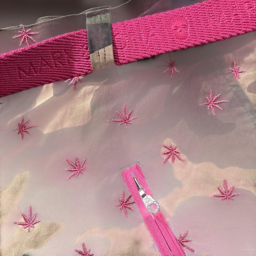 新品マークアンドロナ　ピンクベルト付き　迷彩ハーフパンツ　サイズXXL