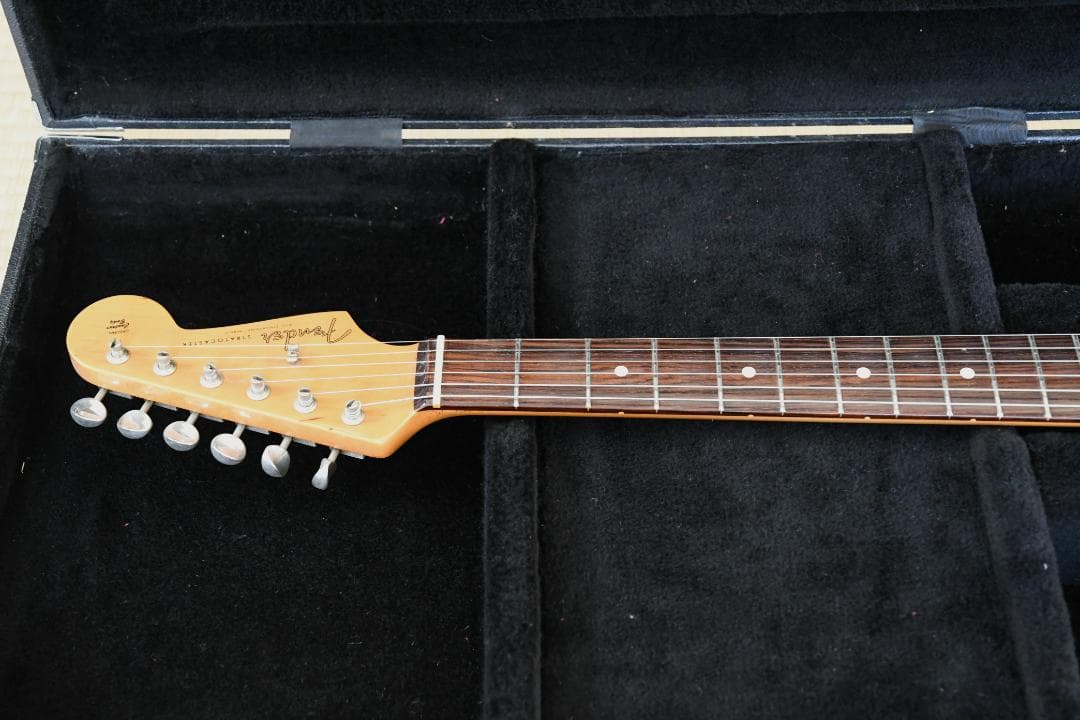 希少_Fender Mexico Stratocaster shell pink