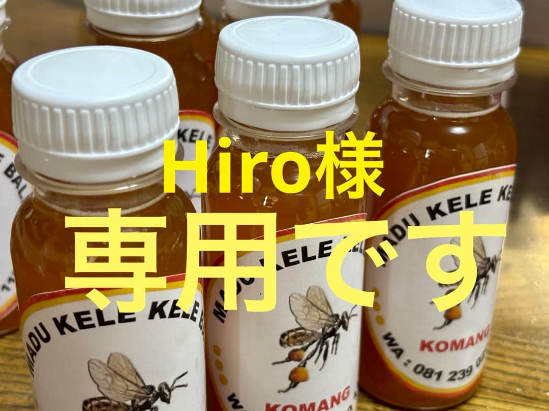 針なしミツバチの蜂蜜3本、ココナッツシュガー650g、ココナッツオイル600ml