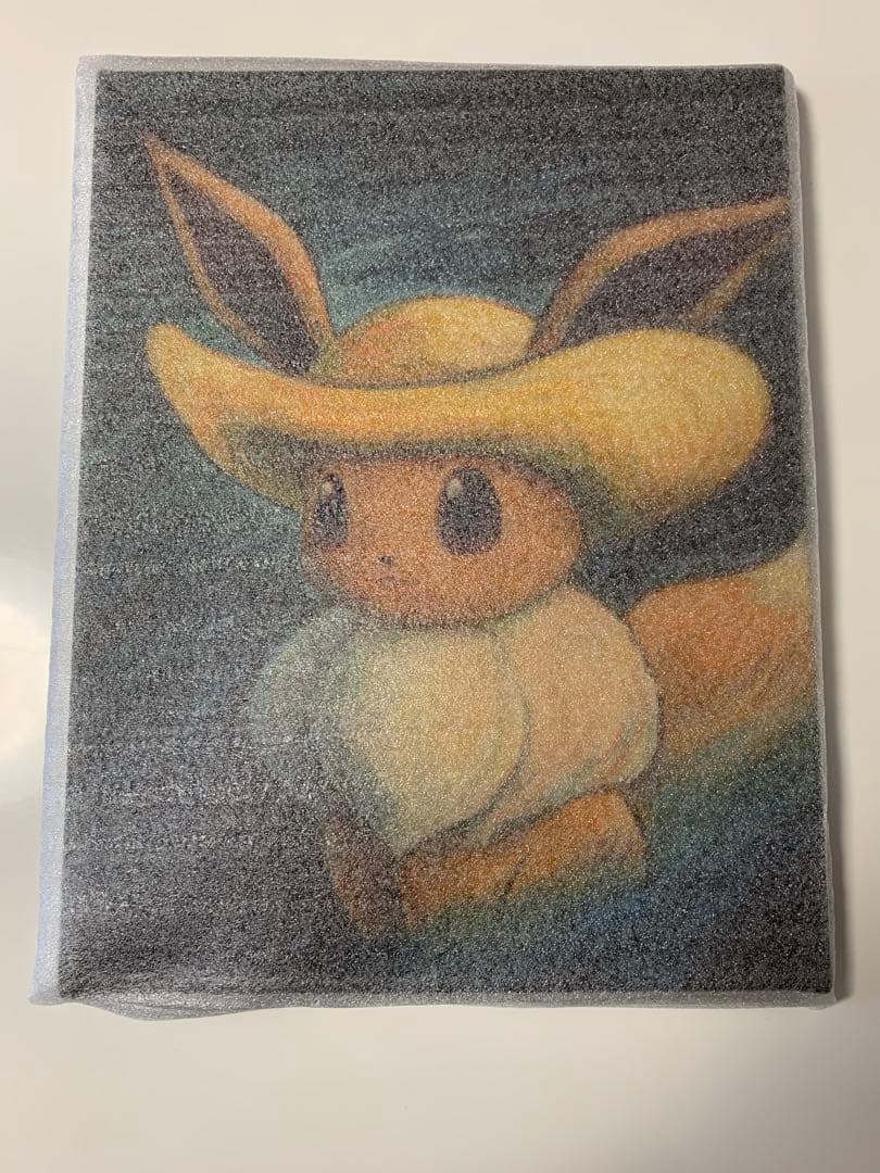 (証明書付き)ポケモン ゴッホ展 イーブイ キャンバスゴッホイーブイ