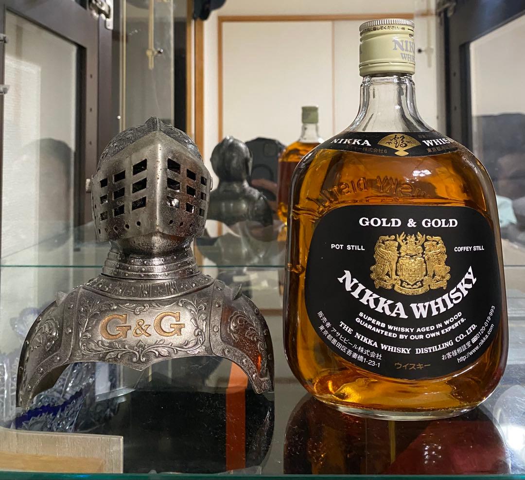 ニッカウヰスキー GOLD & GOLD 騎士ボトル 750ml.