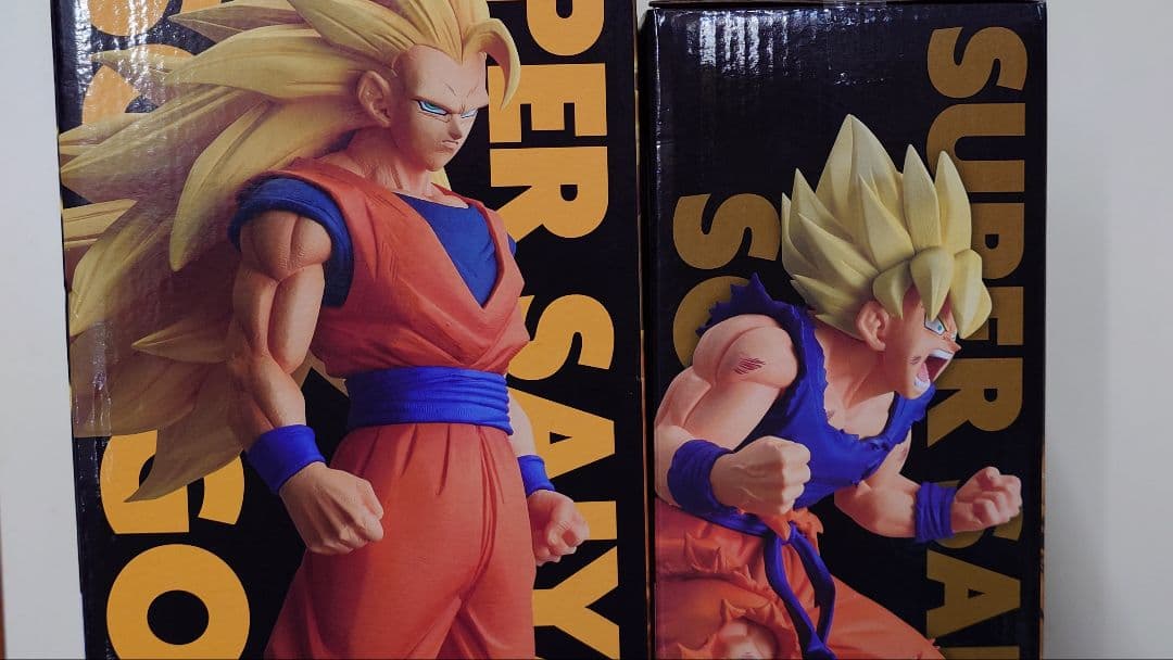 ドラゴンボール　A賞超サイヤ人3孫悟空　B賞超サイヤ人孫悟空　２体セット　別売可