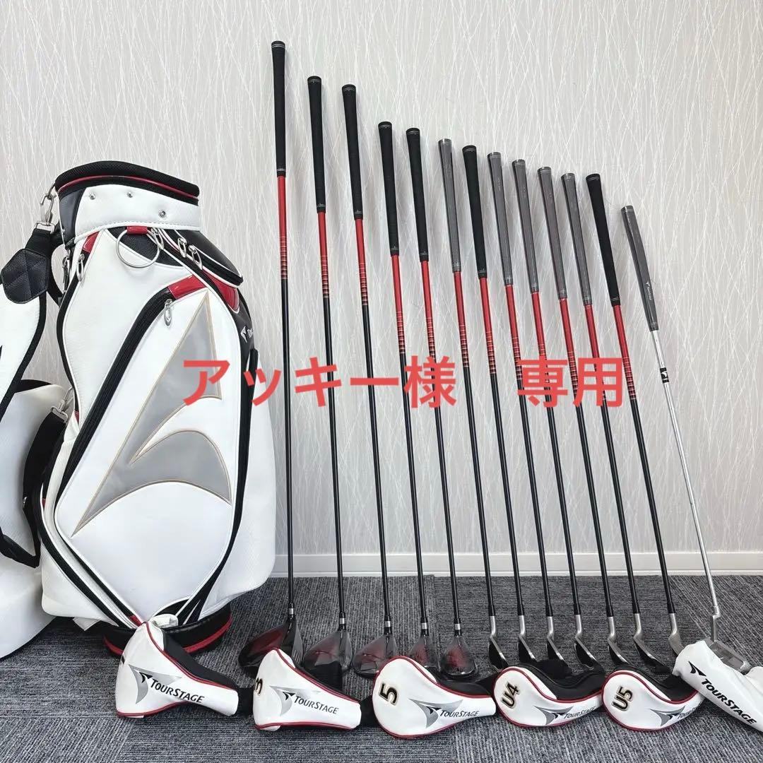 ほぼ未使用❗️超豪華❗ツアーステージ V773★初心者用 メンズ本格ゴルフセット