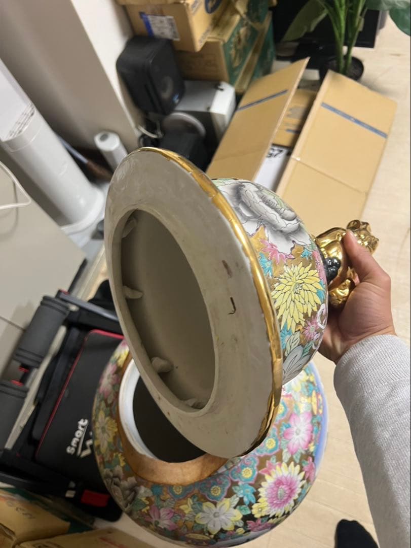 壺(中国アンテック美しい装飾)