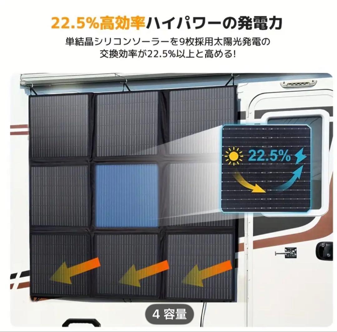 【新品未開封】Lvyuan 200W 折り畳み式ソーラーパネルCSSB-200W