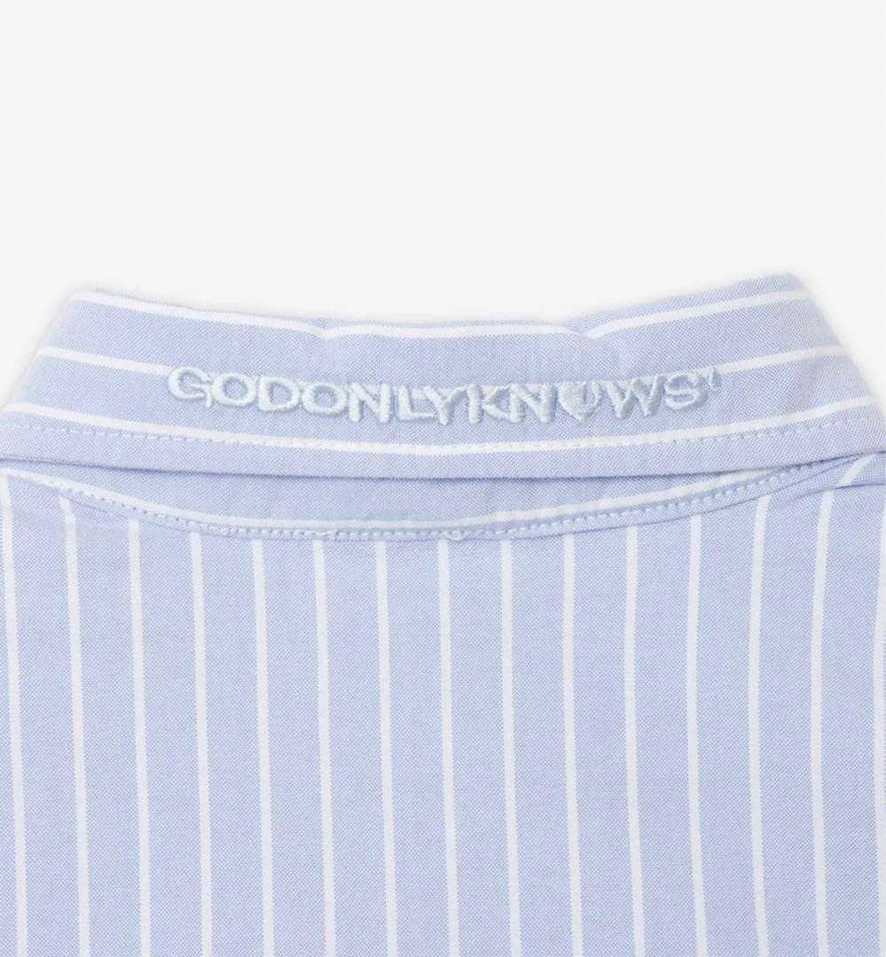 GOD ONLY KNOWS ストライプシャツ(ブルー)岩田剛典