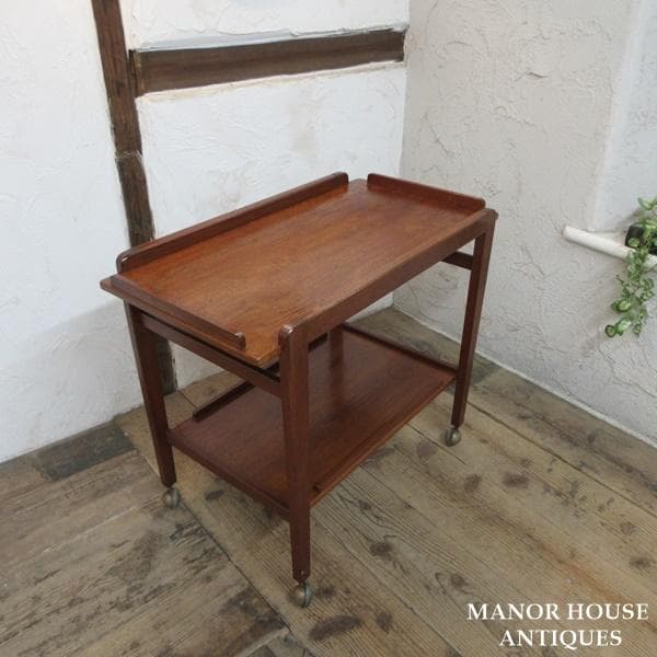 イギリス アンティーク 家具 キッチンワゴン トロリー カフェ 英国 6124e