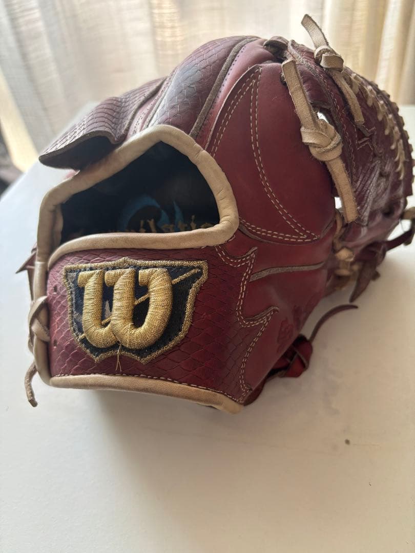 Wilson バーガンディ 硬式グローブ
