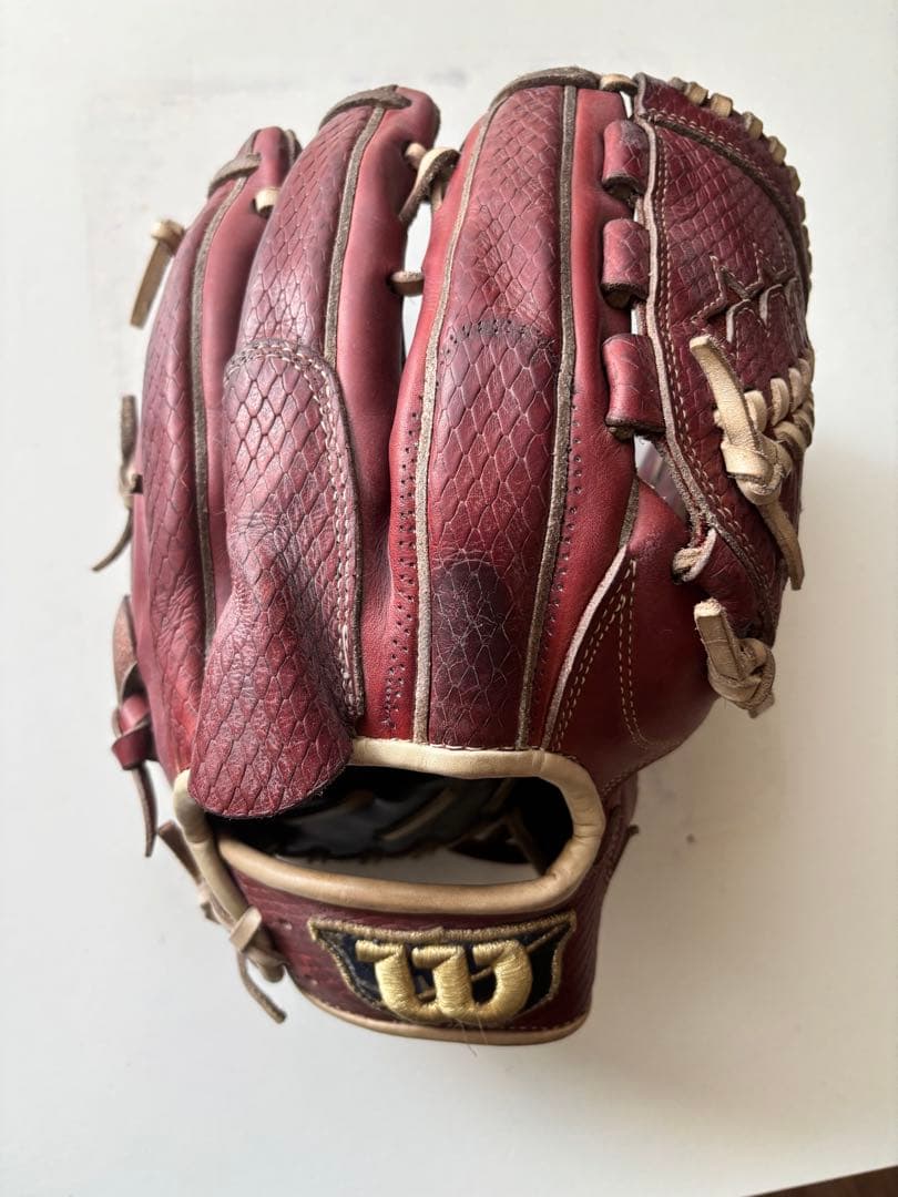 Wilson バーガンディ 硬式グローブ