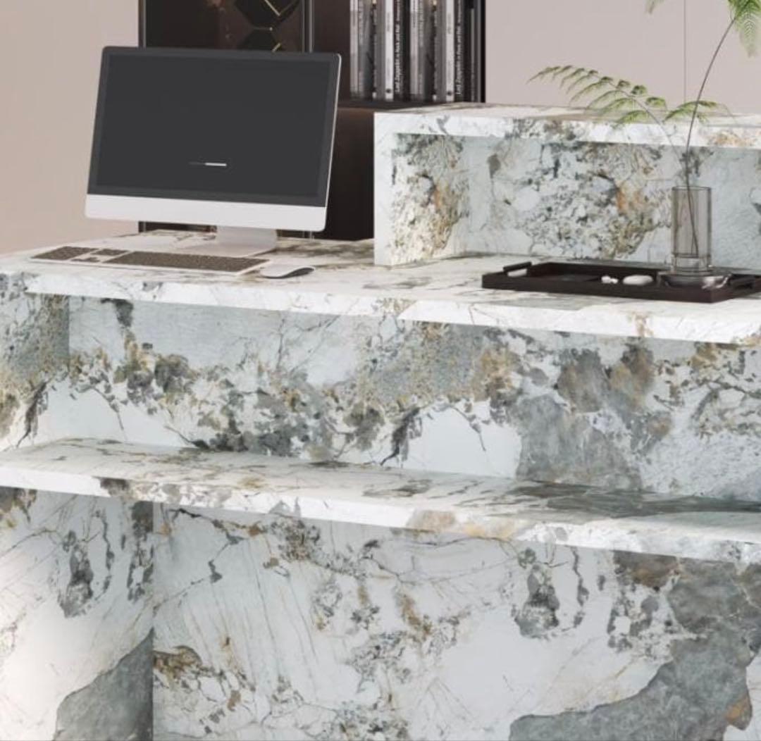 新品　レジカウンター 受付カウンターデスク 小型受付　おしゃれテーブル