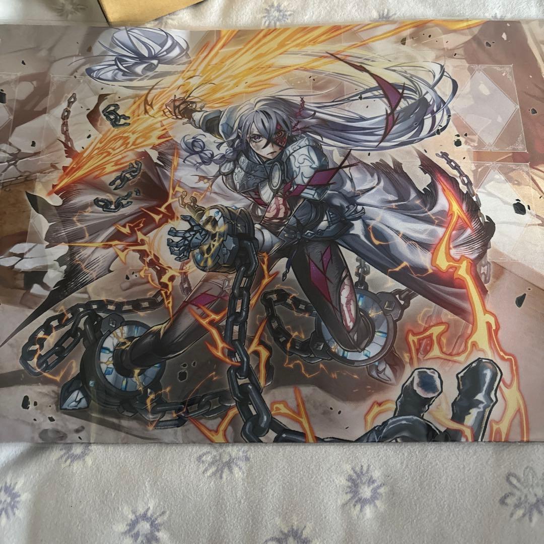 遊戯王 ランキングデュエル上位賞景品 教導の雷霆フルルドリス プレイマット