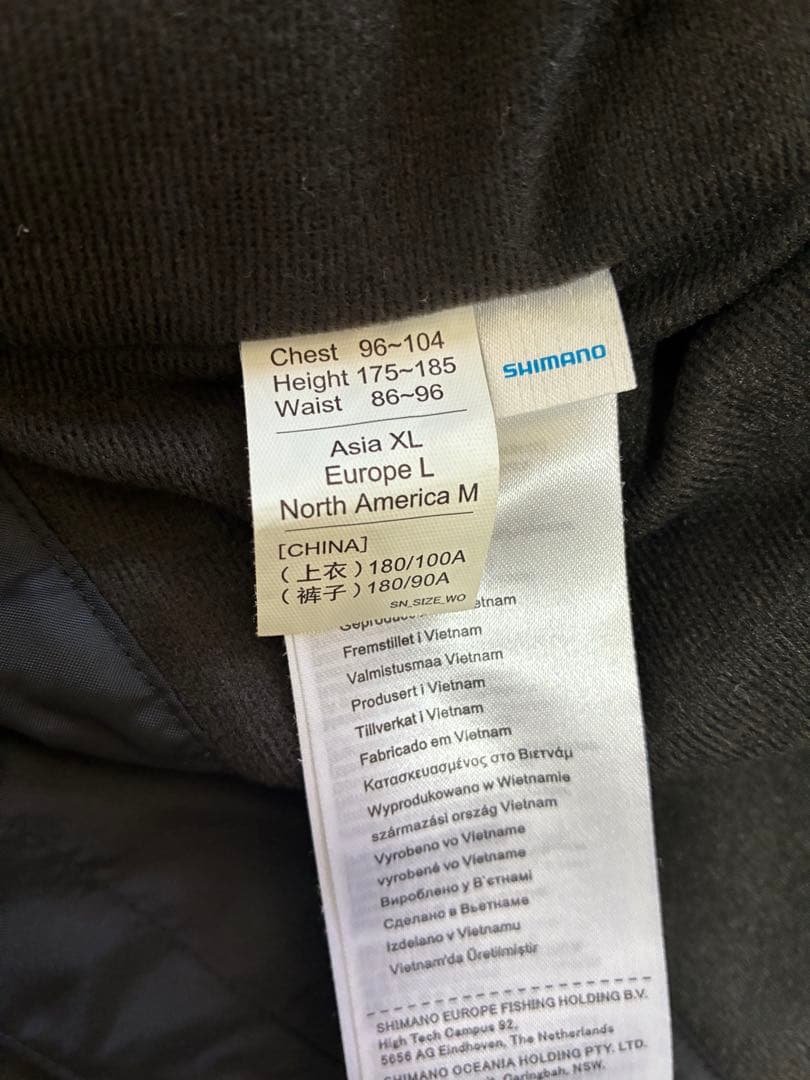 SHIMANO 防寒RB-017T GORE-TEX サイズXL
