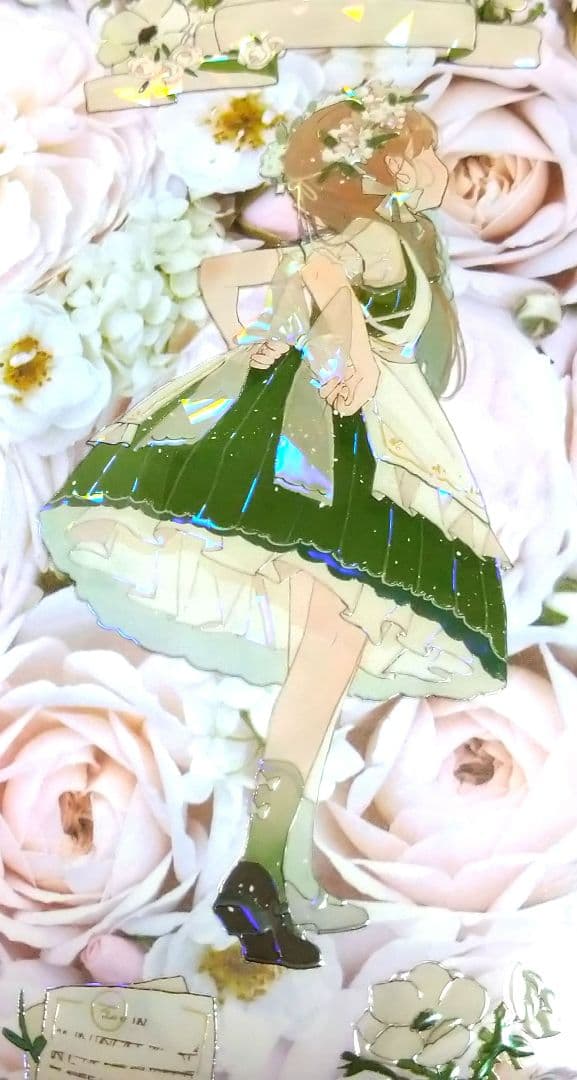 ✩再販✩J503＃绿馥(贝壳光)迷雾森林切り売り海外人物マステ女の子