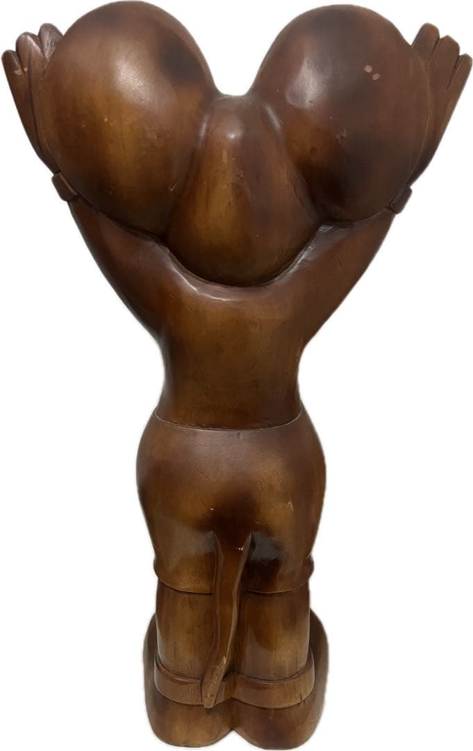 ミッキーマウス 特大 木彫り 置物 インテリア ミッキー ディズニー 木製彫刻