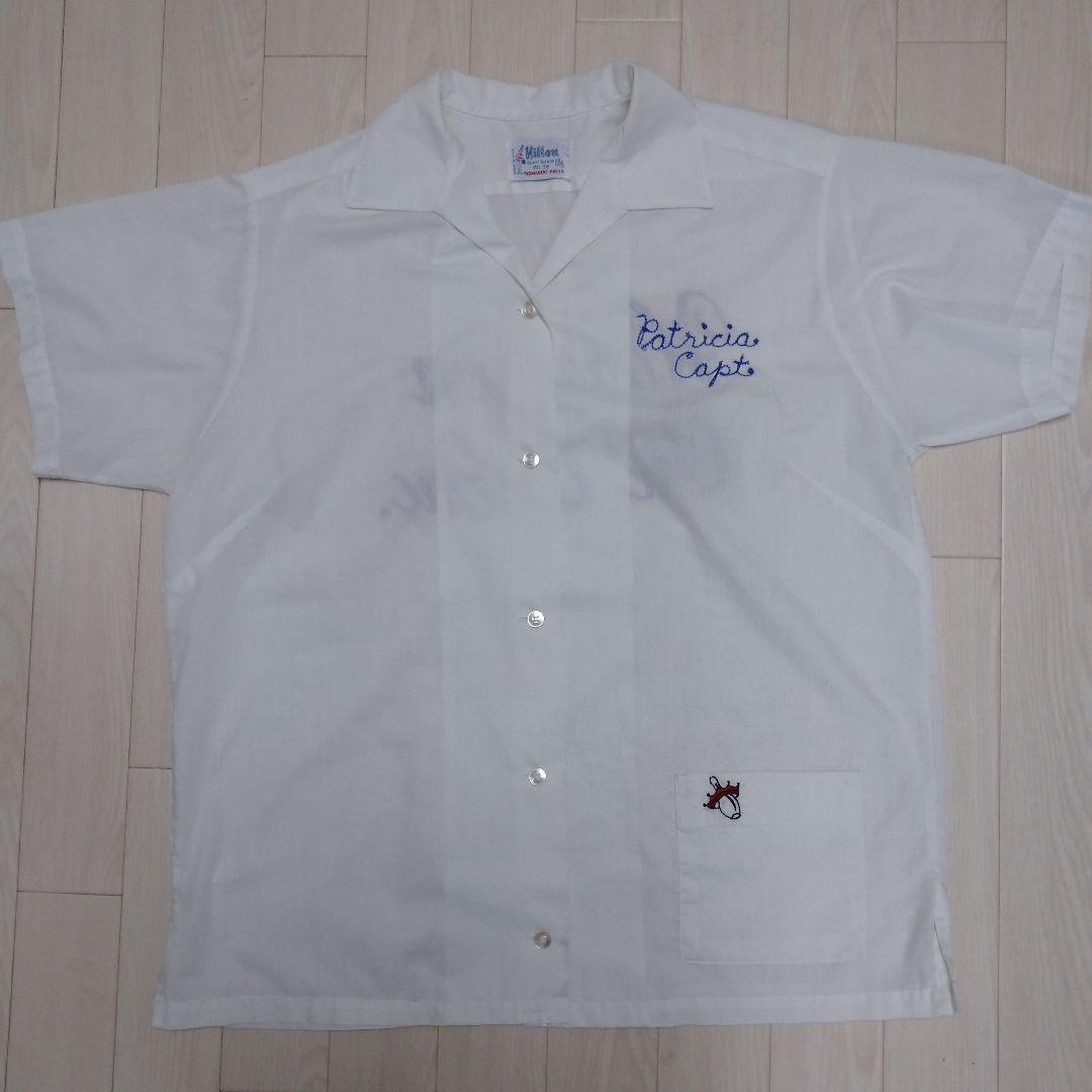 ヒルトン ボーリングシャツ ヴィンテージ チェーンステッチ